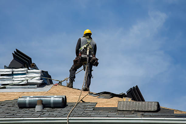 Professional Roofing technician working in Wind Ridge, PA
